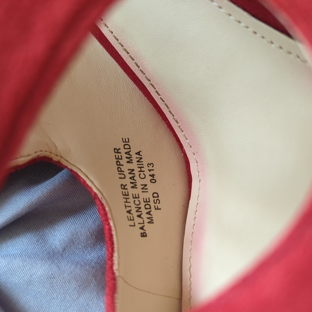 Enzo angiolini red suede heels - Picture 5 of 5